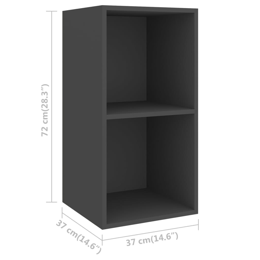 KALLAX – Ensemble de meuble TV mural 3 pcs 8 boxes Gris | meublestv.fr 7