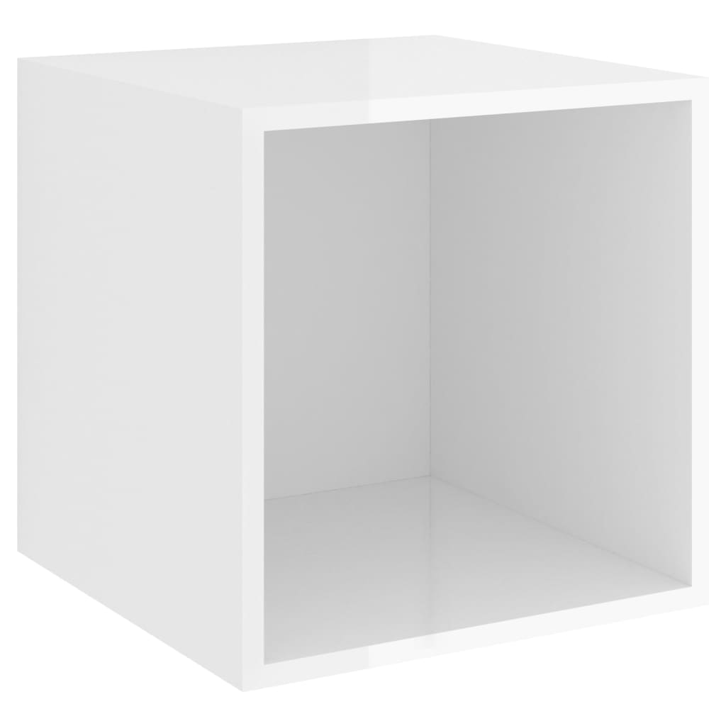 KALLAX – Ensemble de meuble TV mural 4 pcs 9 boxes Blanc brillant | meublestv.fr 5