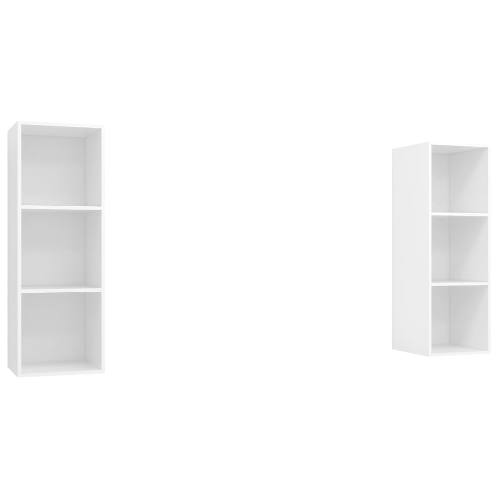 KALLAX – Ensemble de meuble TV mural 2 pcs 6 boxes Blanc | meublestv.fr 3