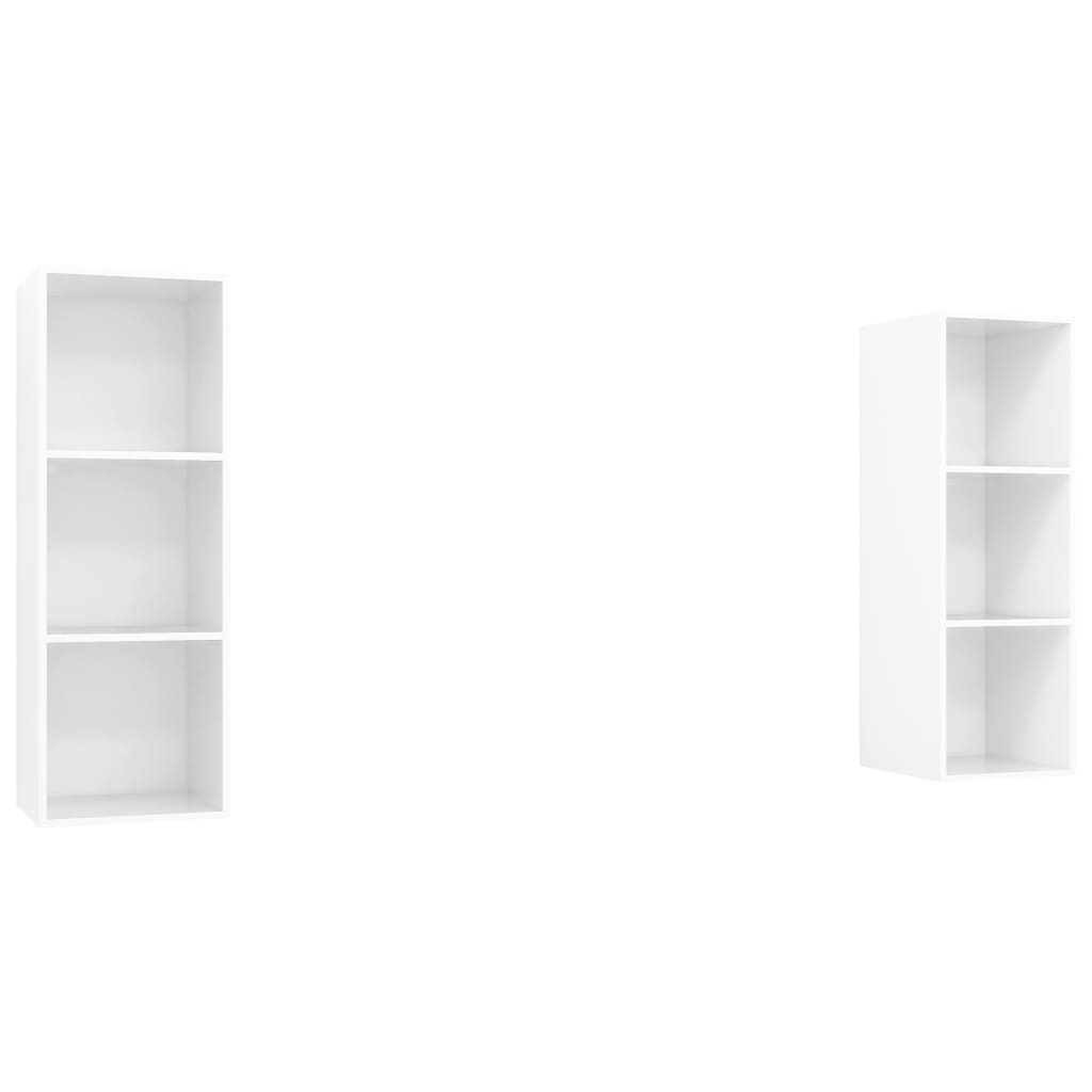 KALLAX – Ensemble de meuble TV mural 2 pcs 6 boxes Blanc brillant | meublestv.fr 3