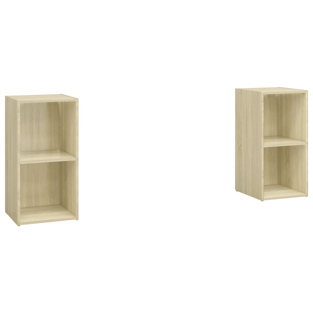 vidaXL TV skříňky 2 ks dub sonoma 72 x 35 x 36,5 cm kompozitní dřevo