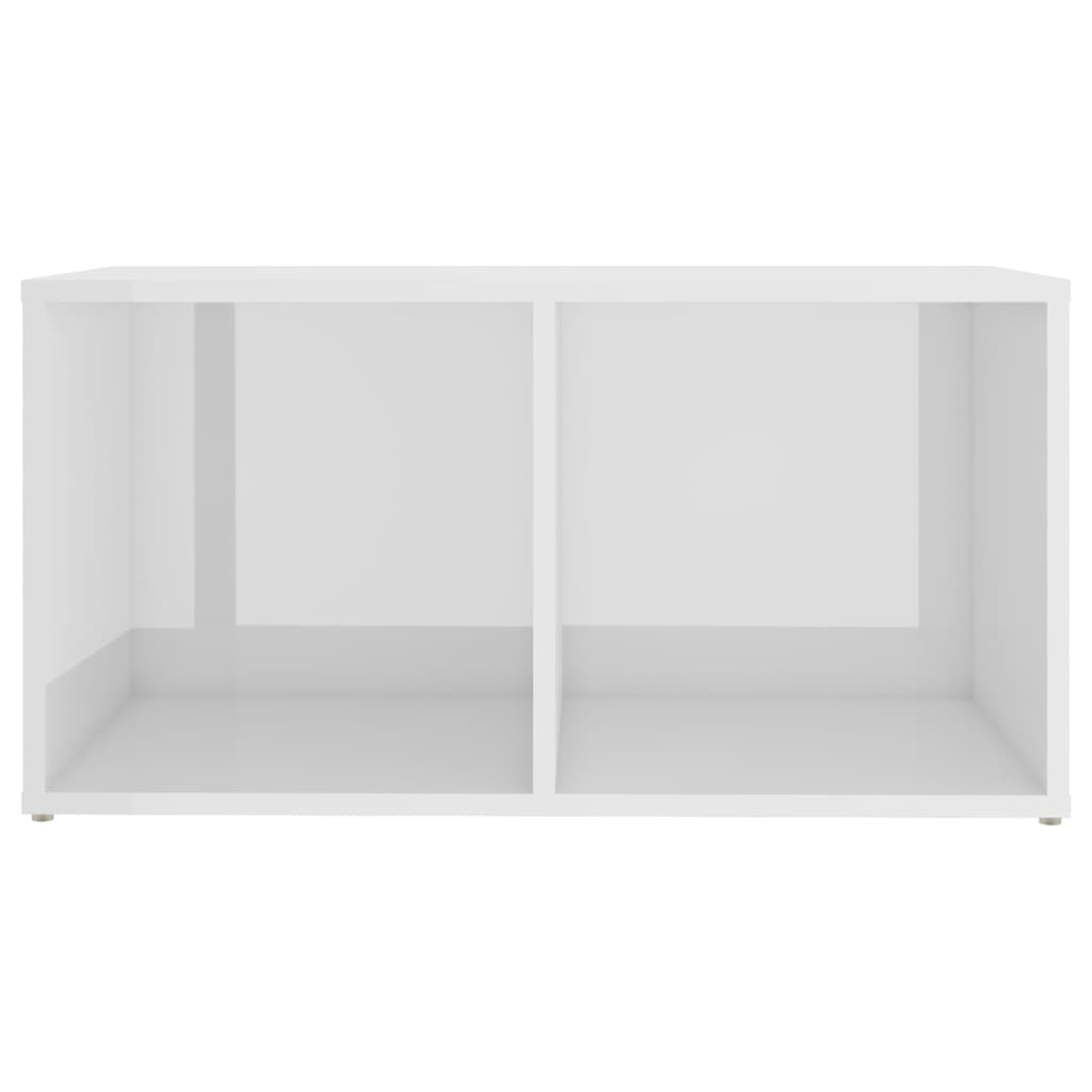 KALLAX –  Meuble TV bibliothèque debout 2 pcs 4 boxes Blanc brillant | meublestv.fr 6