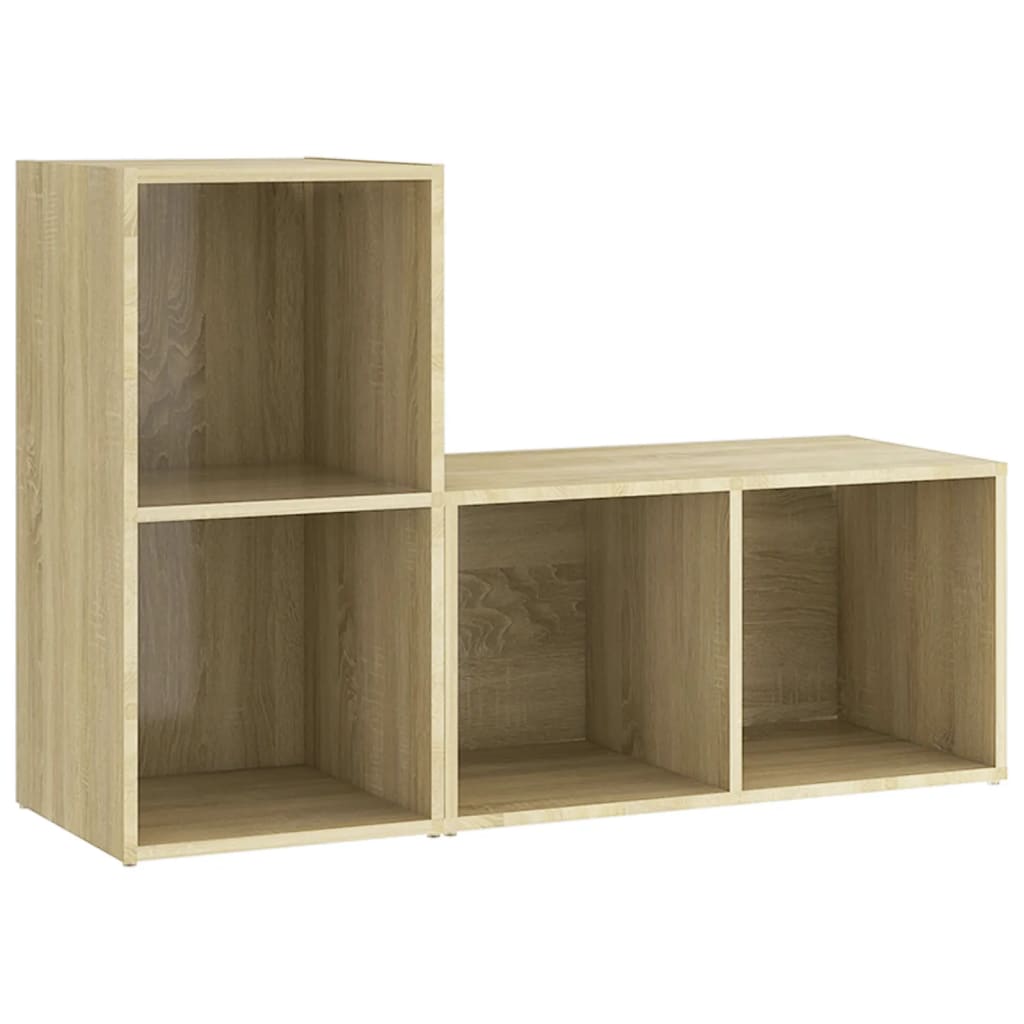 Thumbnail - vidaXL TV-Schränke 2 Stk. Sonoma-Eiche 72x35x36,5 cm Holzwerkstoff