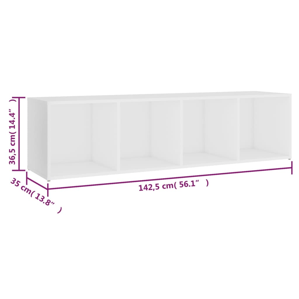 KALLAX –  Meuble TV bibliothèque 3 pcs 12 boxes Blanc | meublestv.fr 9