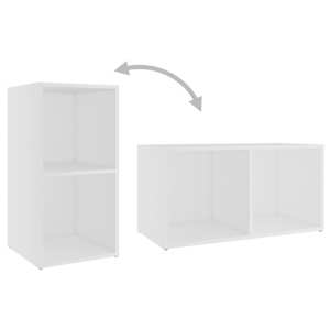 TV skříňky 4 ks bílé 72 x 35 x 36,5 cm kompozitní dřevo - obrázek 6
