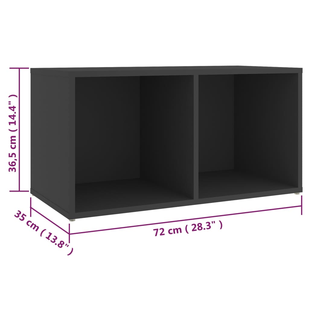 KALLAX –  Meuble TV bibliothèque double L- 3 pcs 8 boxes Gris | meublestv.fr 9