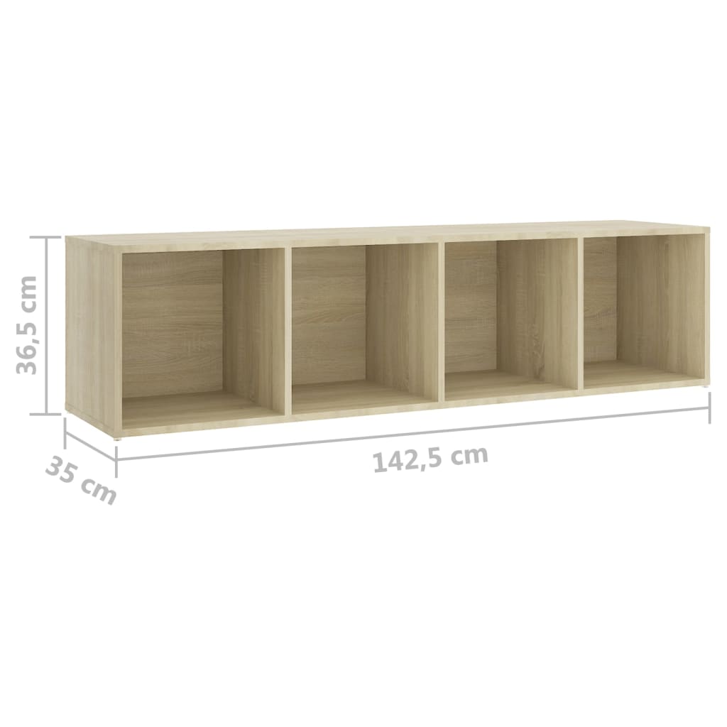 Set de dulapuri TV, 5 piese, stejar sonoma, lemn prelucrat