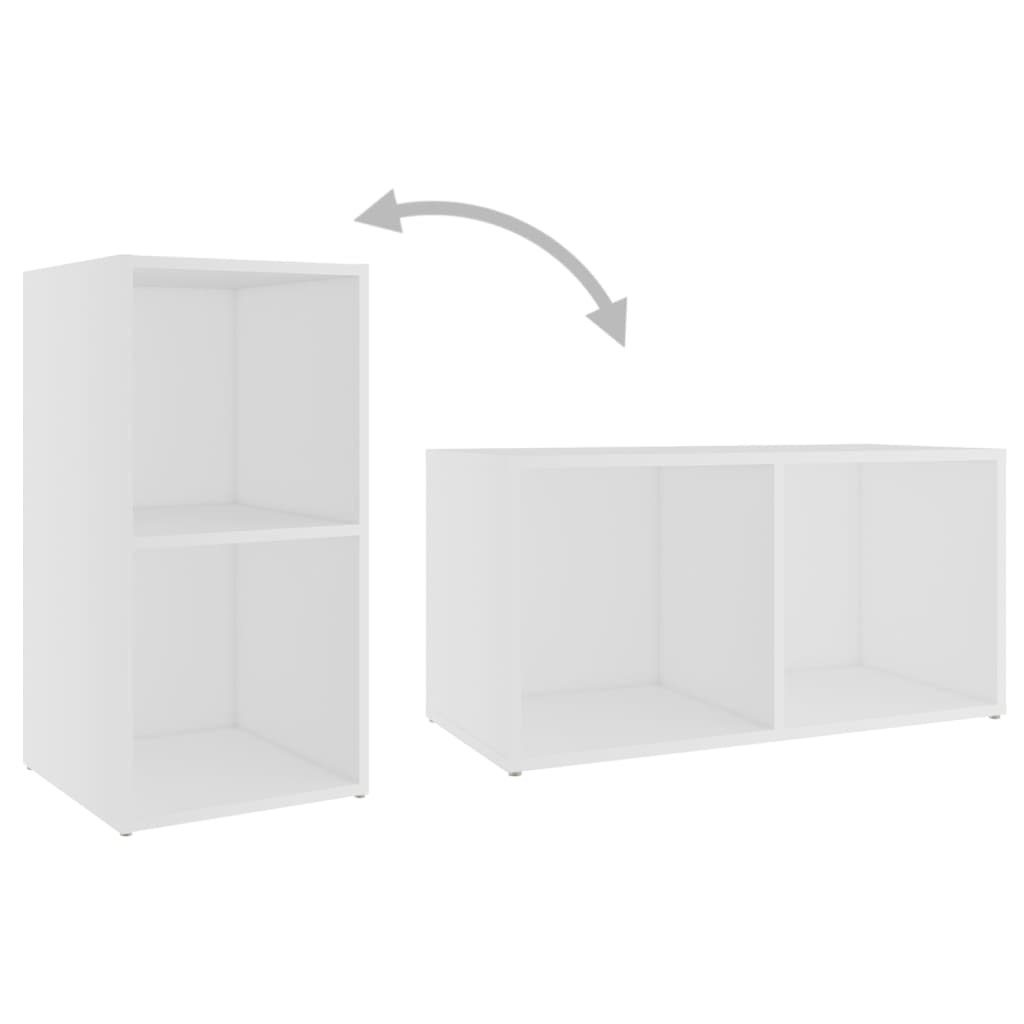 KALLAX –  Meuble TV bibliothèque 5 pcs 2 cubes 12 boxes Blanc brillant | meublestv.fr 6