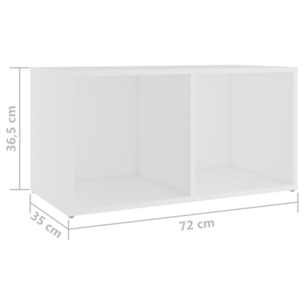 KALLAX –  Meuble TV bibliothèque 5 pcs 2 cubes 12 boxes Blanc brillant | meublestv.fr 9