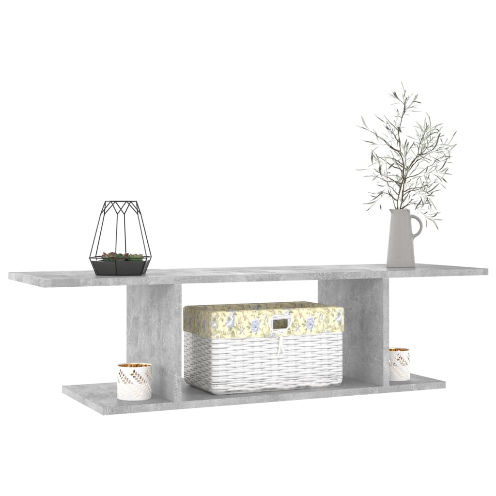 

vidaXL Tv-wandmeubel 103x30x26,5 cm betongrijs