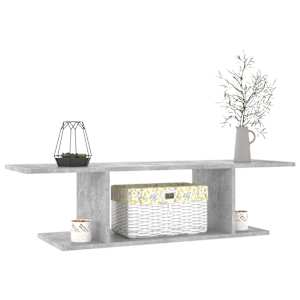 Nástěnná TV skříňka betonově šedá 103 x 30 x 26,5 cm - obrázek 3