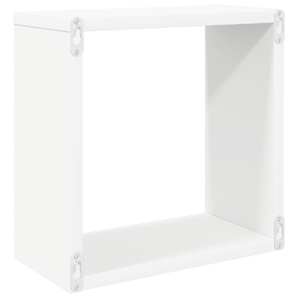 Nástěnné police kostky 2 ks bílé 30 x 15 x 30 cm - obrázek 8