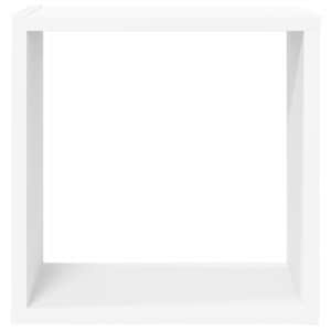 Nástěnné police kostky 4 ks bílé 30 x 15 x 30 cm - obrázek 6