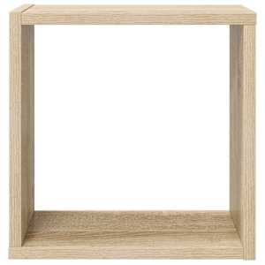 Nástěnné police kostky 2 ks dub sonoma 30 x 15 x 30 cm - obrázek 6