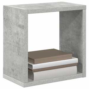 Nástěnné police kostky 6 ks betonově šedé 26 x 15 x 26 cm - obrázek 4