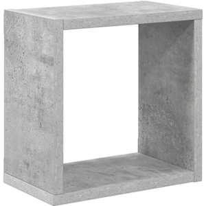 Nástěnné police kostky 6 ks betonově šedé 26 x 15 x 26 cm - obrázek 5