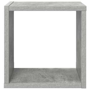 Nástěnné police kostky 6 ks betonově šedé 26 x 15 x 26 cm - obrázek 6