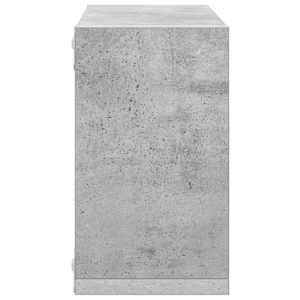 Nástěnné police kostky 6 ks betonově šedé 26 x 15 x 26 cm - obrázek 7