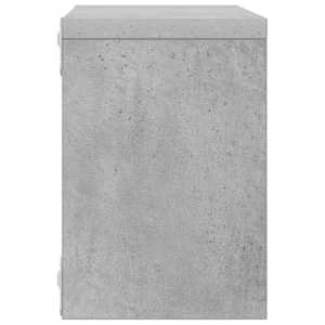 Nástěnné krychlové police 4 ks betonově šedé 22 x 15 x 22 cm - obrázek 7