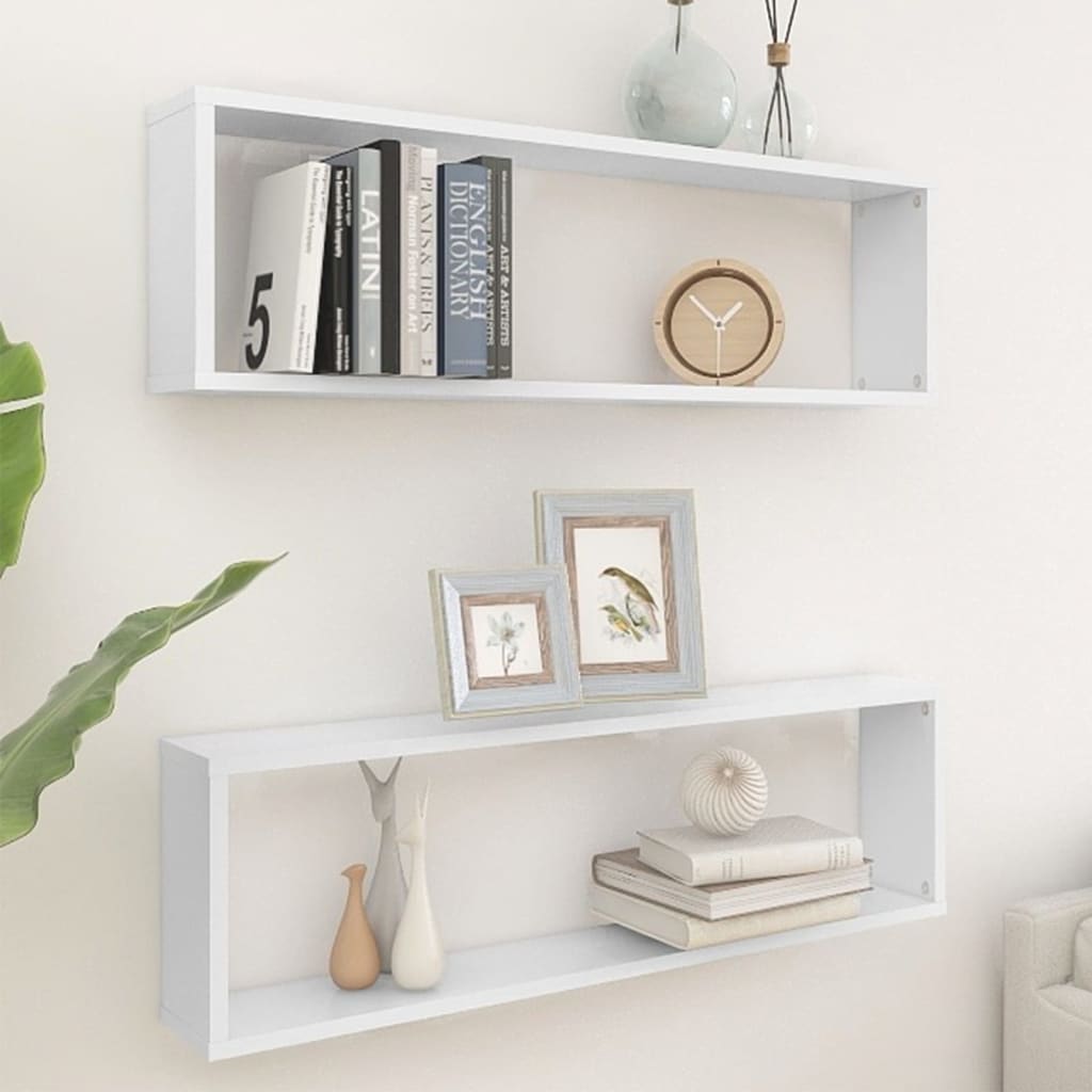 Wall Shelves Floating Rack Display Shelf Bookshelf Engineered Wood vidaXL