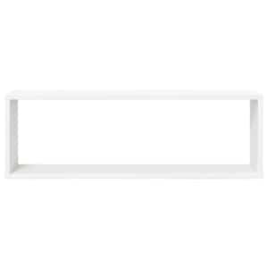 Nástěnné obdélníkové police 2 ks bílé 80x15x26,5 cm kompozit - obrázek 6