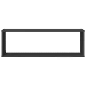 Nástěnné krychlové police 6 ks šedé 80x15x26,5 cm dřevotříska - obrázek 6