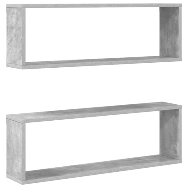 vidaXL kuubikujulised seinariiulid 2 tk Sonoma 80x15x26,5 cm tehispuit