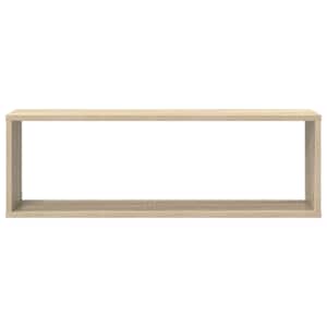 Nástěnné krychlové police 6 ks bílé a dub sonoma 80x15x26,5 cm - obrázek 9