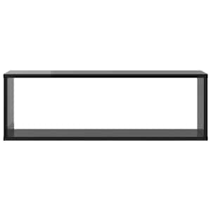 Nástěnné krychlové police 6 ks šedé 80x15x26,5 cm dřevotříska - obrázek 6