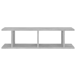 Nástěnné police 2 ks betonově šedé 75 x 18 x 20 cm kompozit - obrázek 5