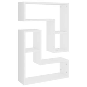 vidaXL seinariiulid 2 tk, valge, 50 x 15 x 50 cm, tehispuit