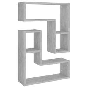 vidaXL seinariiulid 2 tk, betoonhall, 50 x 15 x 50 cm, tehispuit