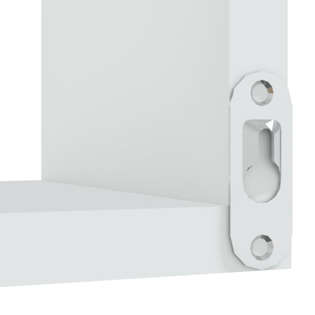 Wand-Eckregale 2 Stk. Weiß 40x40x50 cm Holzwerkstoff | Stepinfit.de