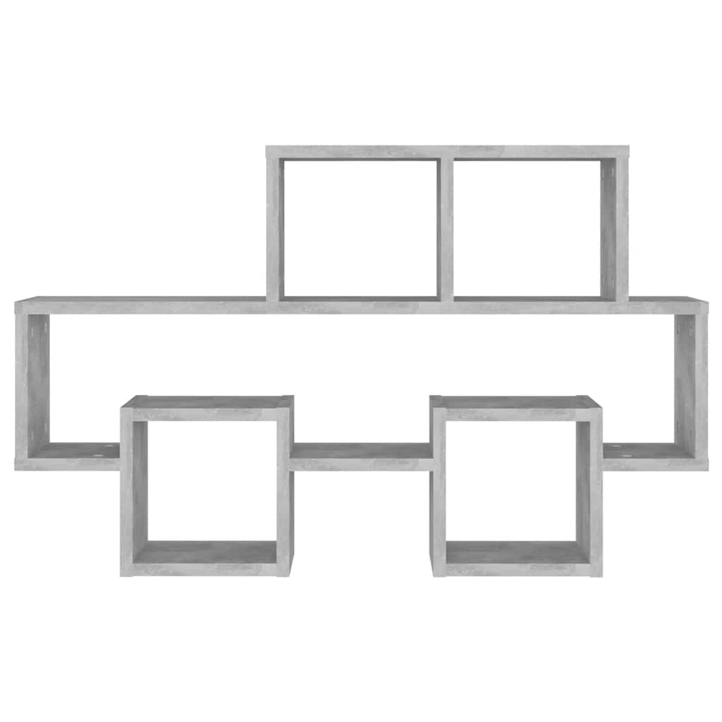 Thumbnail - vidaXL Wandregal in Autoform Betongrau 82x15x51 cm Holzwerkstoff