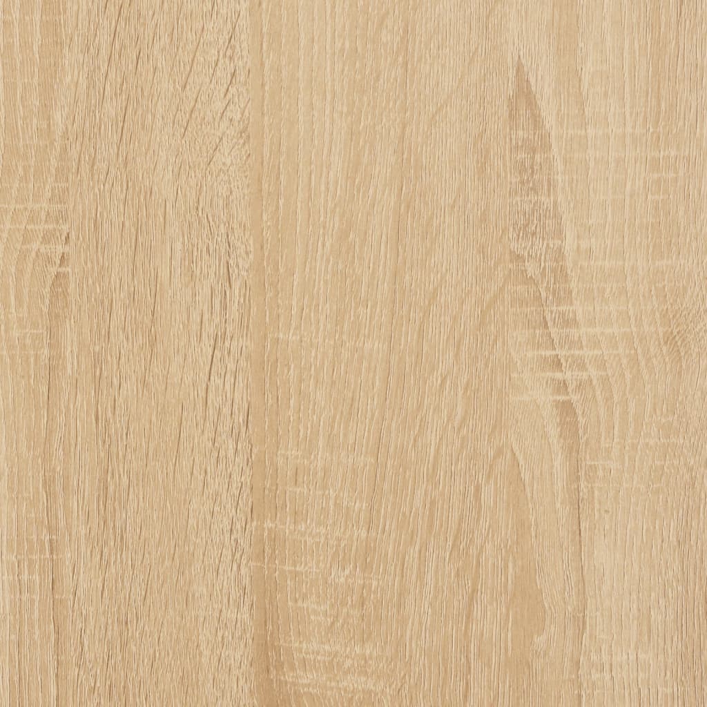  Nástenné police 2 ks, dub sonoma 100x15x20 cm, kompozitné drevo