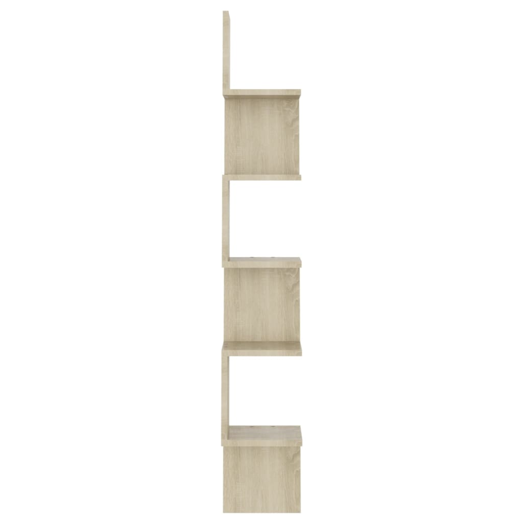 

vidaXL Hoekwandschap 20x20x127,5 cm spaanplaat sonoma eikenkleurig
