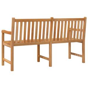Zahradní lavice 150 cm masivní teakové dřevo - obrázek 5