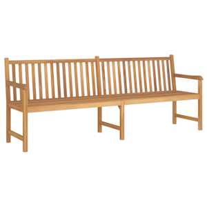 Zahradní lavice 228 cm masivní teakové dřevo - obrázek 1