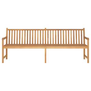 Zahradní lavice 228 cm masivní teakové dřevo - obrázek 2