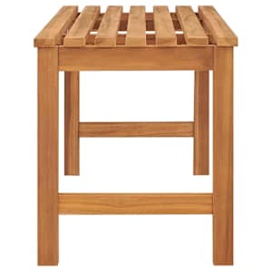 Zahradní lavice 114 cm masivní teakové dřevo - obrázek 5