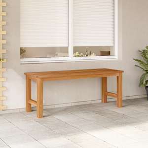 vidaXL aiapink 114 cm, toekas tiikpuu