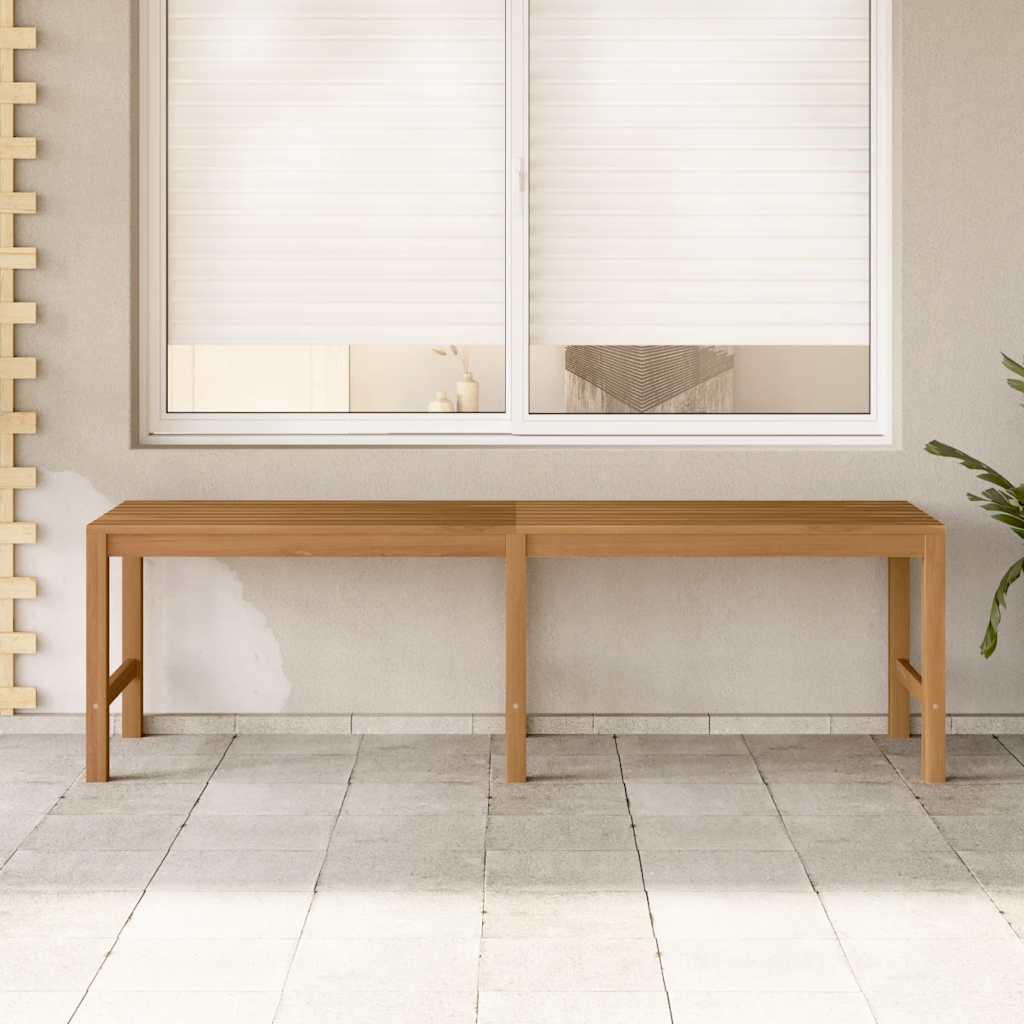 vidaXL Tuinbank 150 cm massief teakhout afbeelding