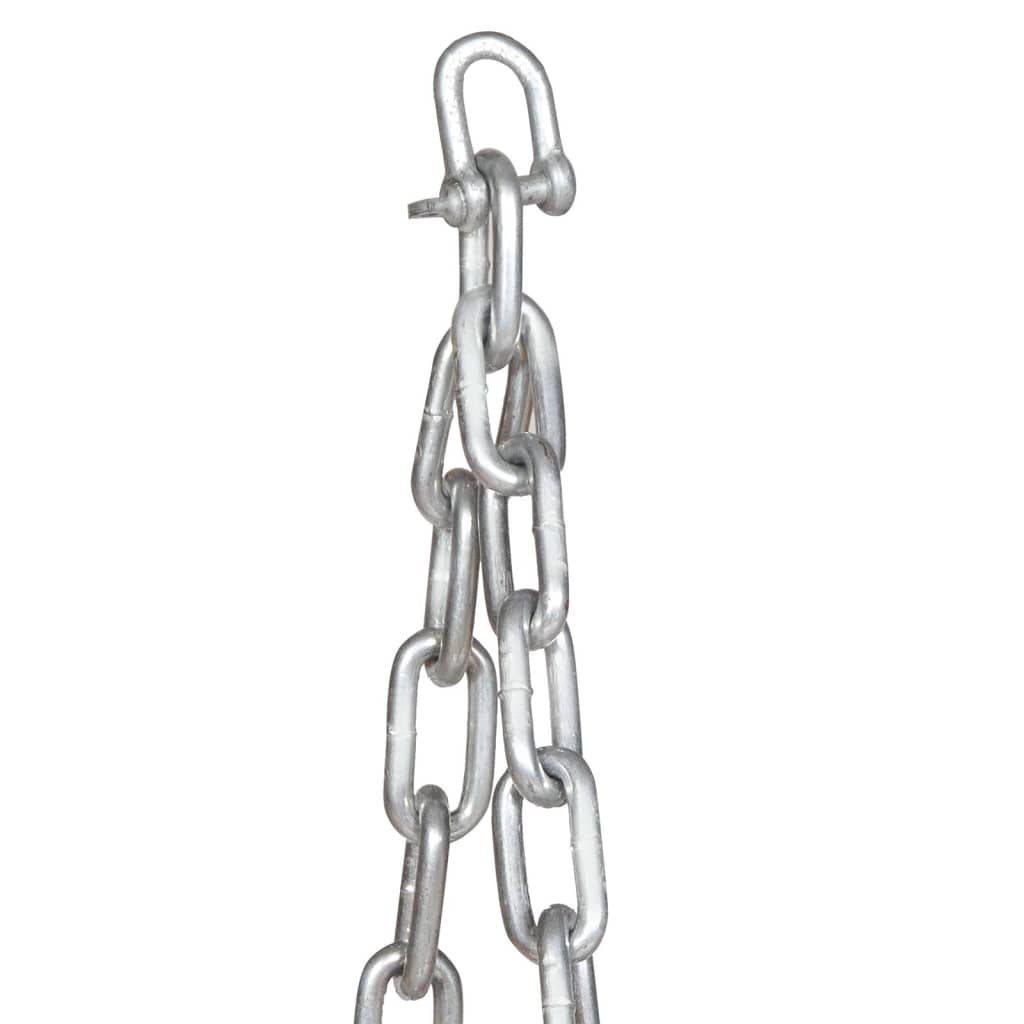 Swing Bench Patio Swing Chair Outdoor Hanging Daybed Solid Teak Wood vidaXL - Picture 8 of 9