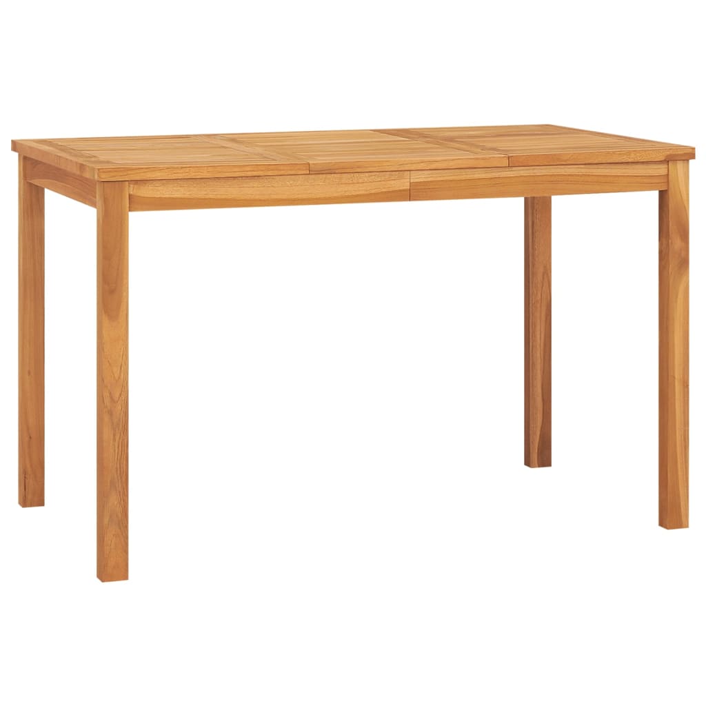 Image of vidaXL Garden Dining Table 120x70x77 cm Solid Teak Wood