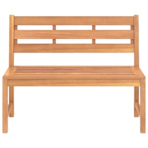 Zahradní lavice 114 cm masivní teakové dřevo - obrázek 3