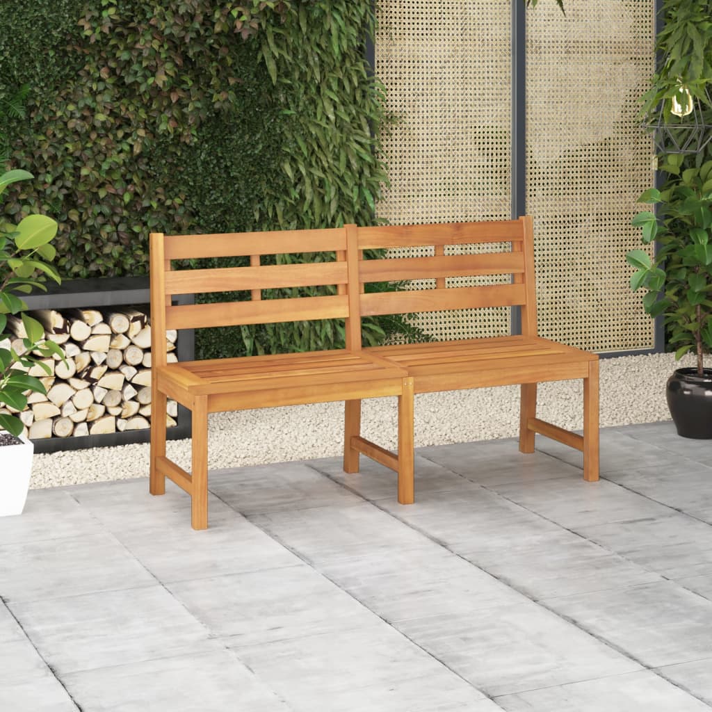 vidaXL Garden Bench 150 cm Solid Teak Wood