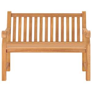 Zahradní lavice 114 cm masivní teakové dřevo - obrázek 2