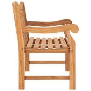 Zahradní lavice 114 cm masivní teakové dřevo - obrázek 4