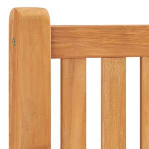 Zahradní lavice 114 cm masivní teakové dřevo - obrázek 5