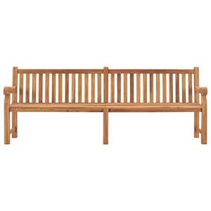 Zahradní lavice 228 cm masivní teakové dřevo - obrázek 2